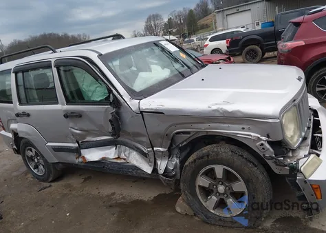 2008 Jeep Liberty Sport from USA, damaged, VIN 1J8GN28K28W276683